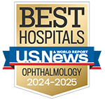 Ophthalmology Specialty badge - Best Hospitals - US New & World Report Ophthalmology